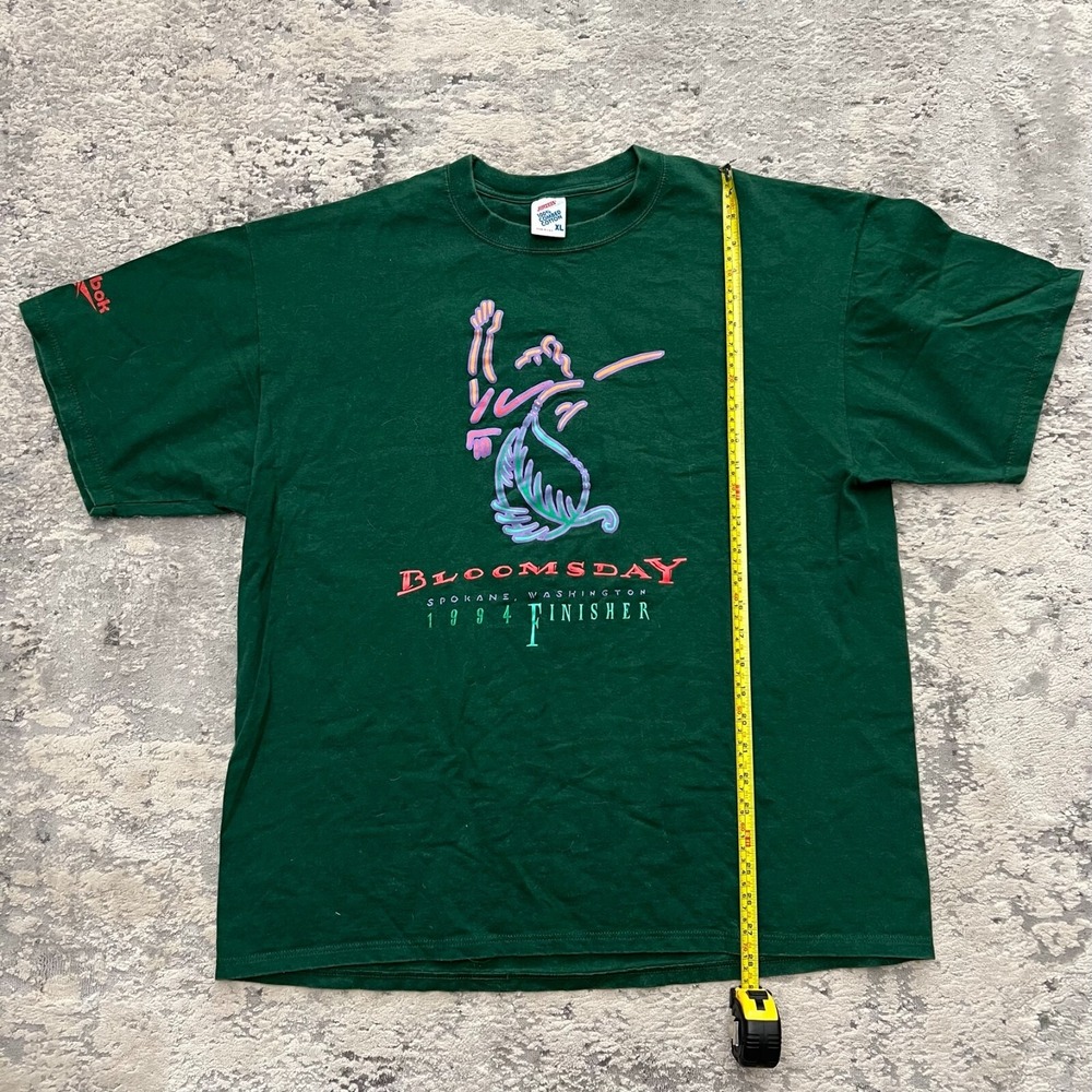 Vintage 1994 Reebok Bloomsday Run Finisher Spokane, Washington T Shirt XL Men's